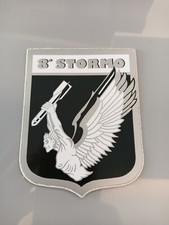 Adesivo Pubblicitario Vintage Aeronautica Militare 8° Stormo Caccia Bombardiere 