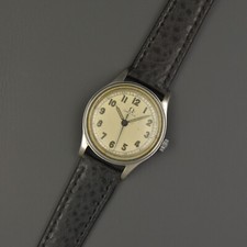OMEGA Militare WW2 31mm Arabo 21600 vph 1944 Orologio Vintage Acciaio