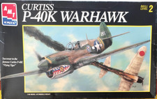 ✅KIT  1:48 AMT ERTL 8794 AEREO CURTISS P-40K WARHAWK FUORI PRODUZIONE