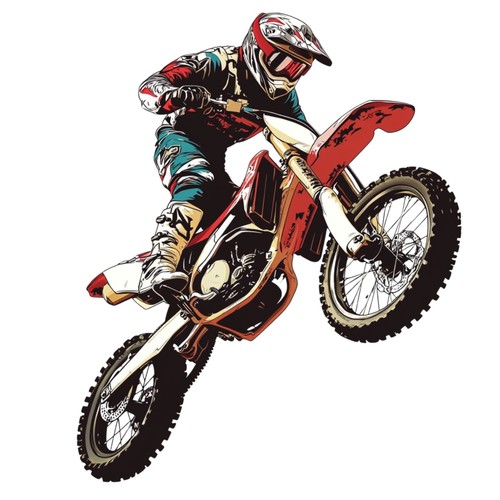 Adesivi dirt bike motocross - 2,