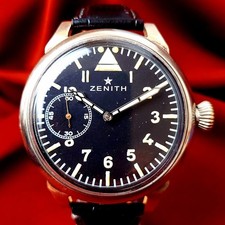 Orologio uomo Zenith vintage stile militare matrimonio svizzero orologio da polso revisionato