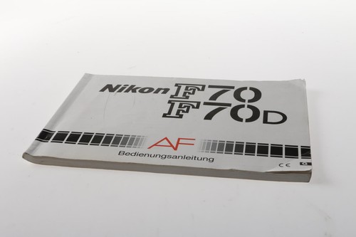 Nikon f70 f70d manuale di - nikon,
