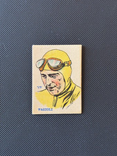 FIGURINA AUTOMOBILISMO ANTEGUERRA CARICATURA ANNI 30 FAGIOLI RARITA' OTTIMA