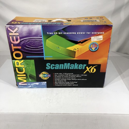 Microtek scanmaker scanner - x6,