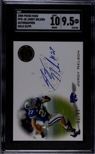 2008 Press Pass #PPS-JN Jordy Nelson autografato oro /99 SGC 9,5 POP 1