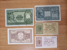 1 2 5 10 50 Lire 1944 1951