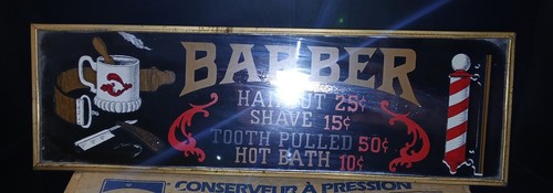 Insegna barbiere vintage