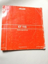 OLIVETTI MANUALE OPERATORE ET