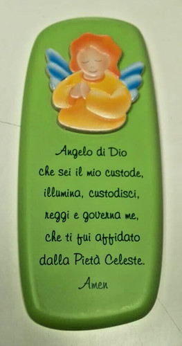 Tavoletta preghiera angelo - tavoletta,