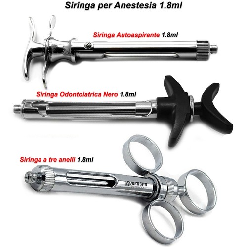 Siringa per anestesia dentale - anestesia,