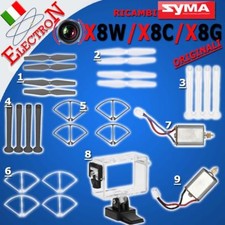 RICAMBI DRONE SYMA X8W X8C X8G X8HC X8HW X8HG ELICHE PALE MOTORI GOPRO PIEDINI