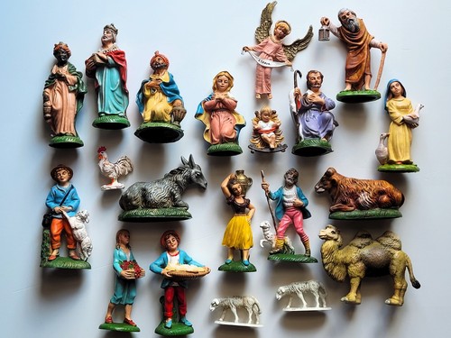 Statuine presepe plastica - presepe,