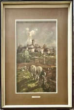 Arturo Bonanomi. Olio su tela 40x55cm con cornice.