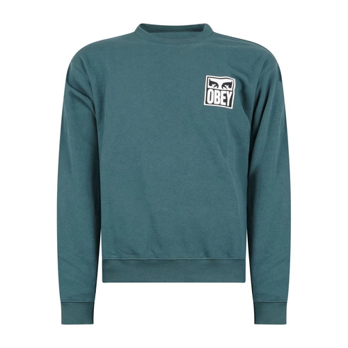Obey felpa verde eyes icon - felpa,