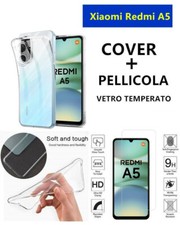 Cover Custodia Silicone TRASPARENTE  pre  Xiaomi Redmi A5  + PELLICOLA VETRO