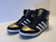 adidas top ten gold patent