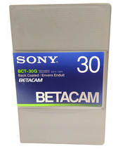 Sony BCT-30G Betacam videocassetta broadcast NUOVA 