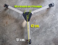 Cine Video Dolly per cavalletto. Ruote a bloccaggio facile.