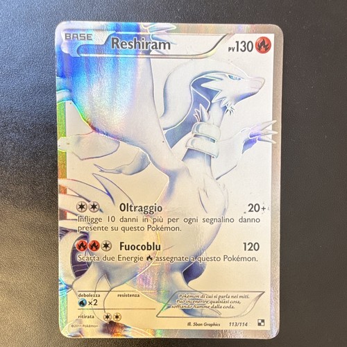 Reshiram 113 114 carta - reshiram,