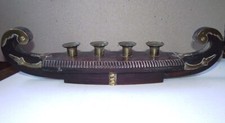Wood and Brass Gondola Candle