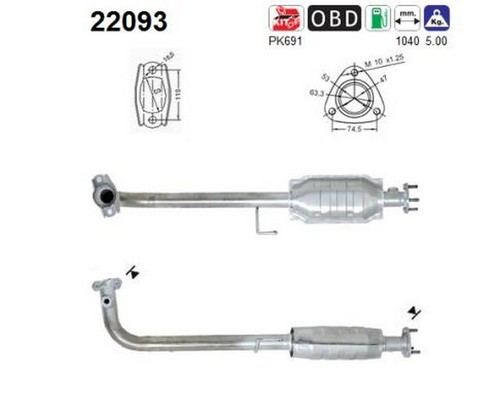Cv catalizzatore per - 90,
