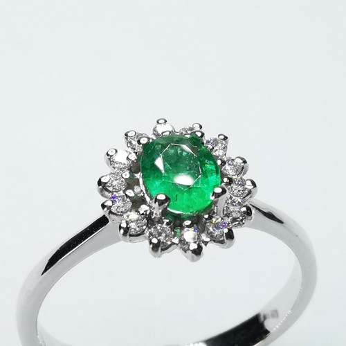 Anello con smeraldo - anello,
