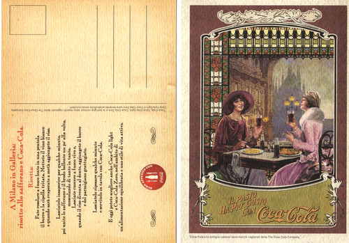 Coca cola italia cartolina - coca-cola,