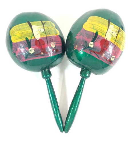 Maracas messicane legno - maracas,