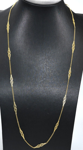 Collana catenina lunga - , vintage