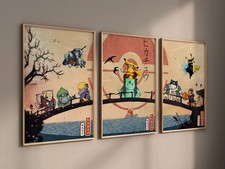 Pokemon Art Set di 3 Poster