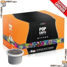 96 Capsule Caffè Pop Mythos Miscela Cremoso Compatibili Mitaca MPS no 100