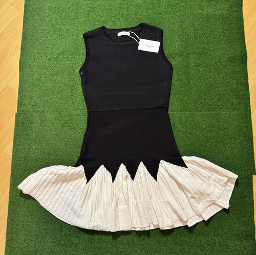 Sandro damen minikleid plissee - sandro,
