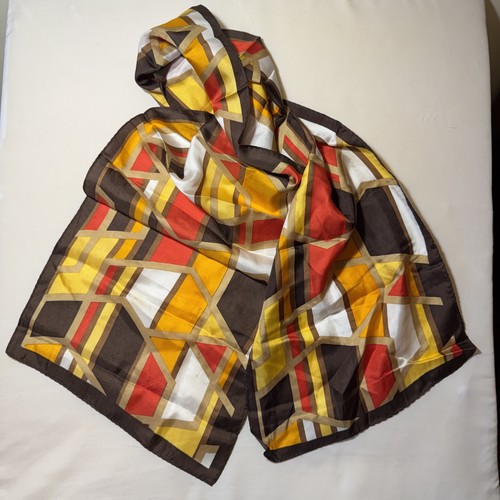 Sciarpa vintage geometrica