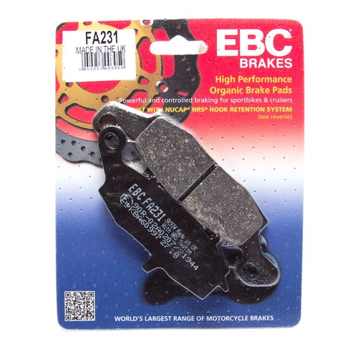 Pastiglie freno organiche ebc - freno,