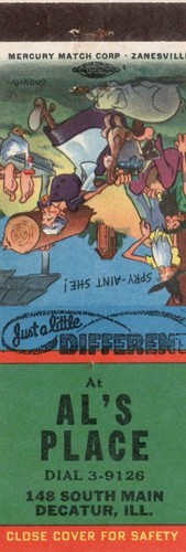 Copertina fiammiferi vintage