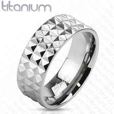 Anello Titanio Uomo Piramidi