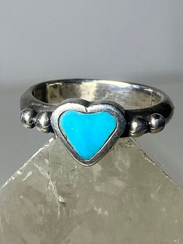 Anello cuore turchese