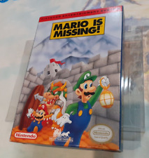 Mario is Missing Nintendo NES NTSC/ USA Come Nuovo Completo Originale100%