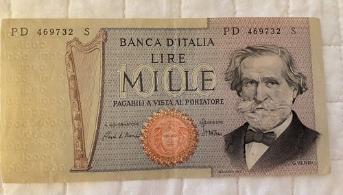 Banconota mille lire 1000 - mille,