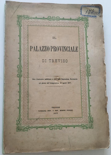 Treviso 1877 libro antico