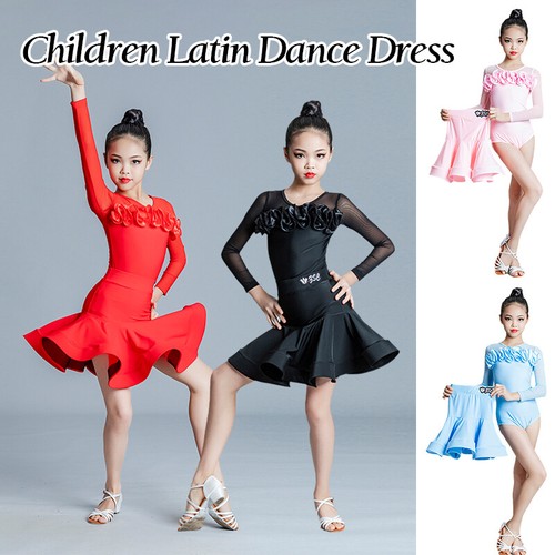 Girls latin dance dress - girls,