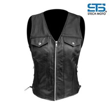 Moto Gilet in pelle Stechmoto