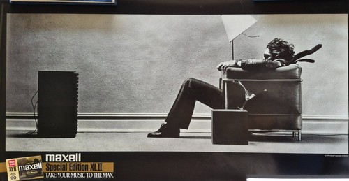 Poster vintage 1994 maxell - vintage,