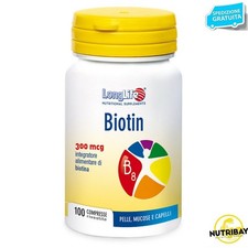LONG LIFE BIOTIN 100 cpr  integratore di biotina