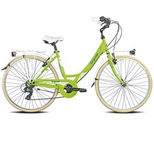 bici city t120 silverlife 26 donna acciaio 6 velocita verde mela Torpado Strada