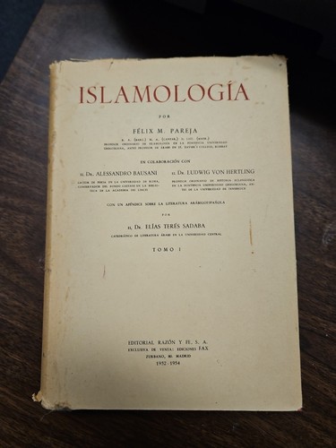 Islamologia pareja tomo - pareja,