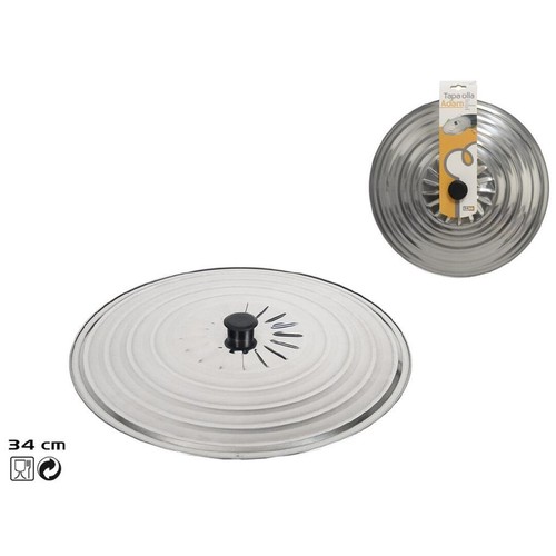 Coperchio inox 34cm adam - inox,