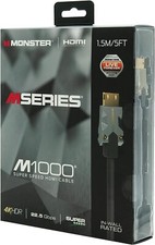 Monster M-Series M1000 Cavo HDMI - Alta Velocità, 1.5m, Nero