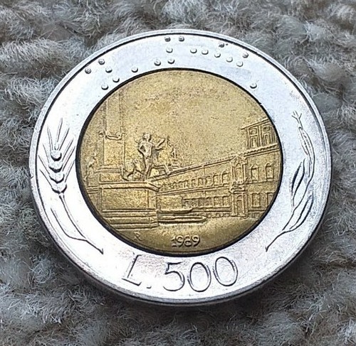Moneta 500 lire varie date - moneta,