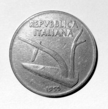 Moneta 10 Lire del 1955